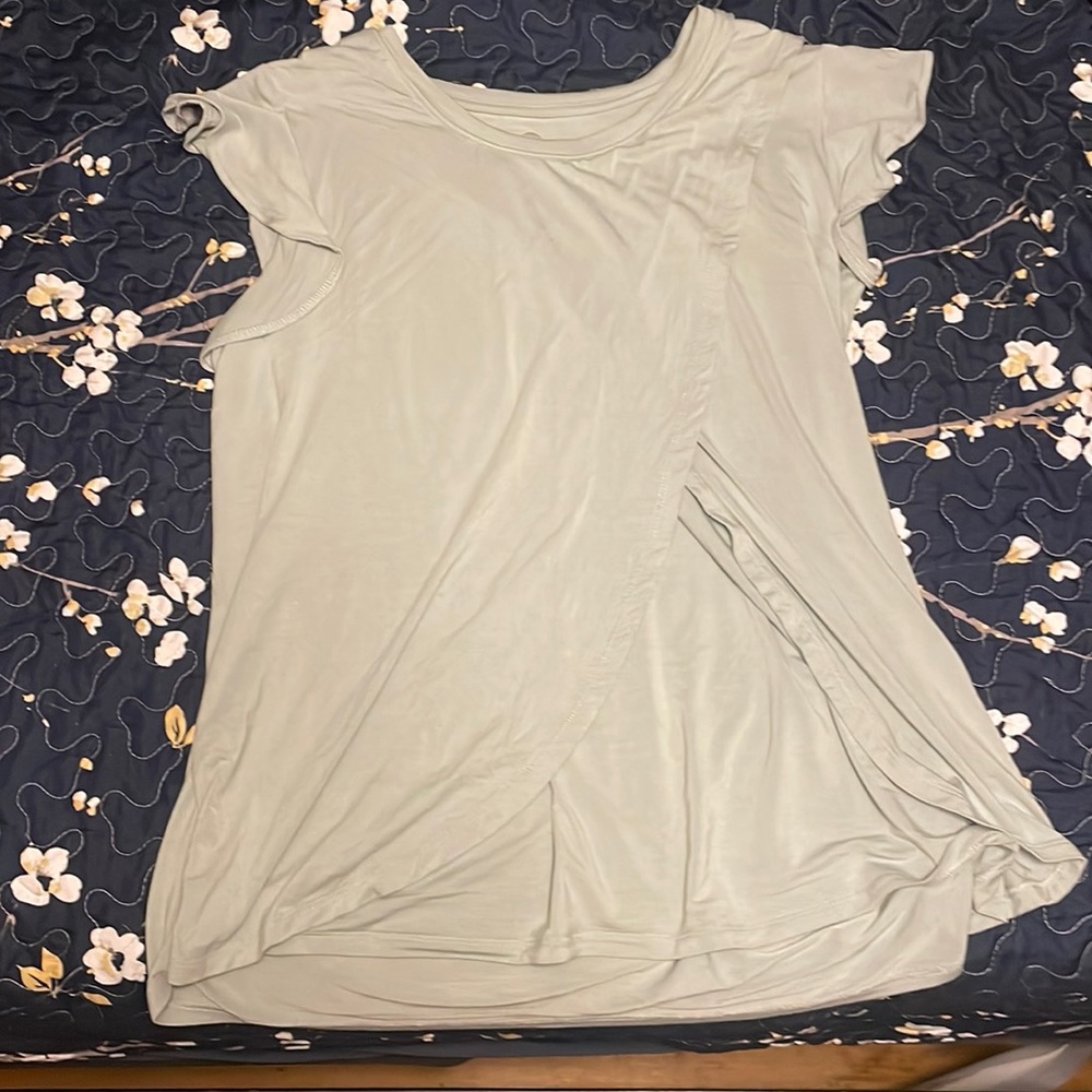Kindred Bravely Sage Green Maternity Top